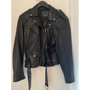 Tannery West Vintage Leather Motorcycle Jacket